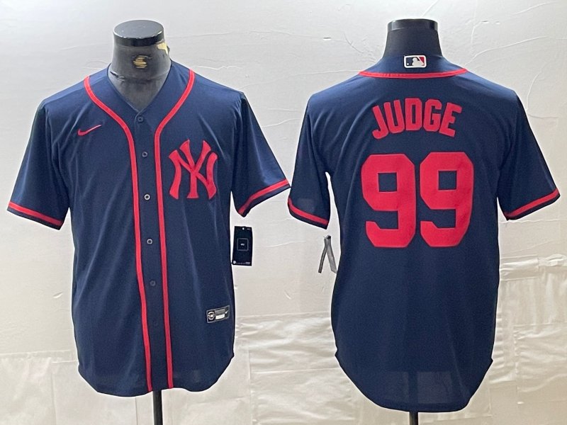 Men's New York Yankees Aaron Judge #99 Navy Limited Jersey